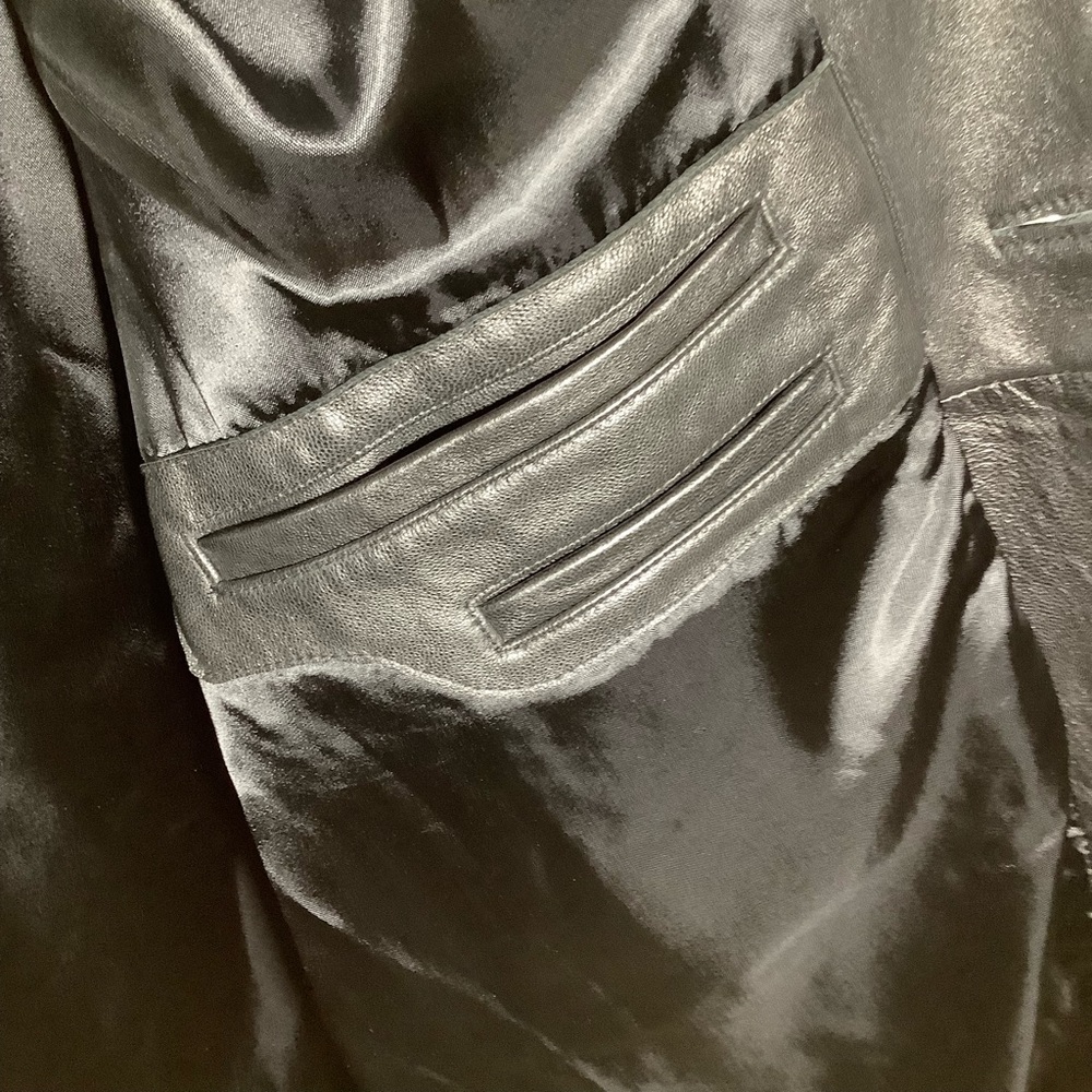 Emanuel Ungaro 100% Genuine Leather Jacket - Picture 7 of 10